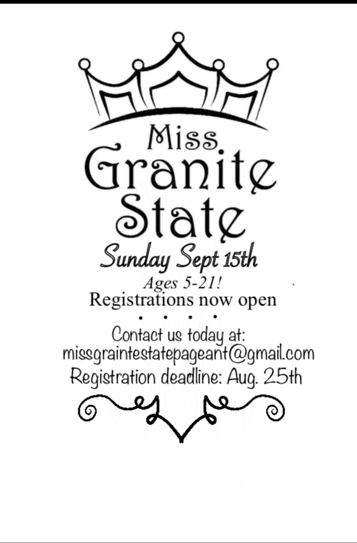 Miss Granite State Banner